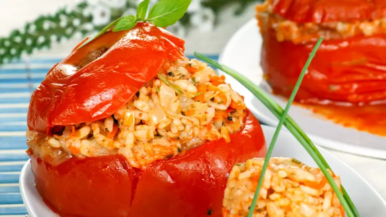 Yemista Recipe  The Best Authentic Greek Stuffed Tomatoes 1