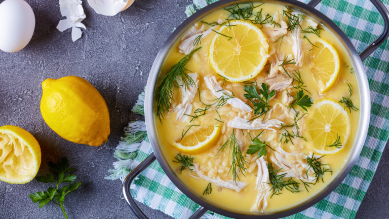 Greek Lemon Chicken Soup with Orzo (Avgolemono) Recipe