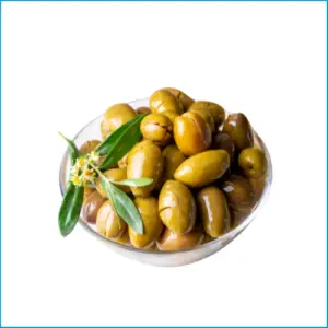 Lemon Garlic Coriander Marinated Olives